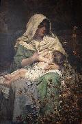 Henrique Bernardelli Motherhood oil on canvas